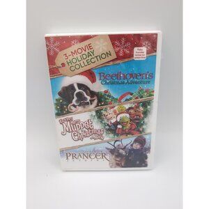 DVD 3-MOVIE HOLIDAY COLLECTION (BEETHOVEN`S CHRISTMAS ADVENTURE / IT`S A DVD NEW